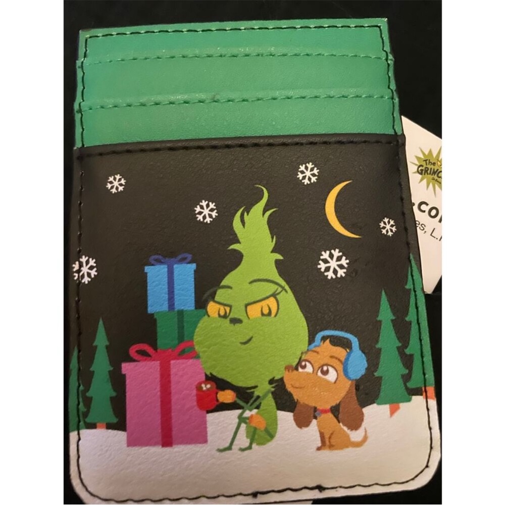 The Grinch Card Holder - Green and Black Loungefly